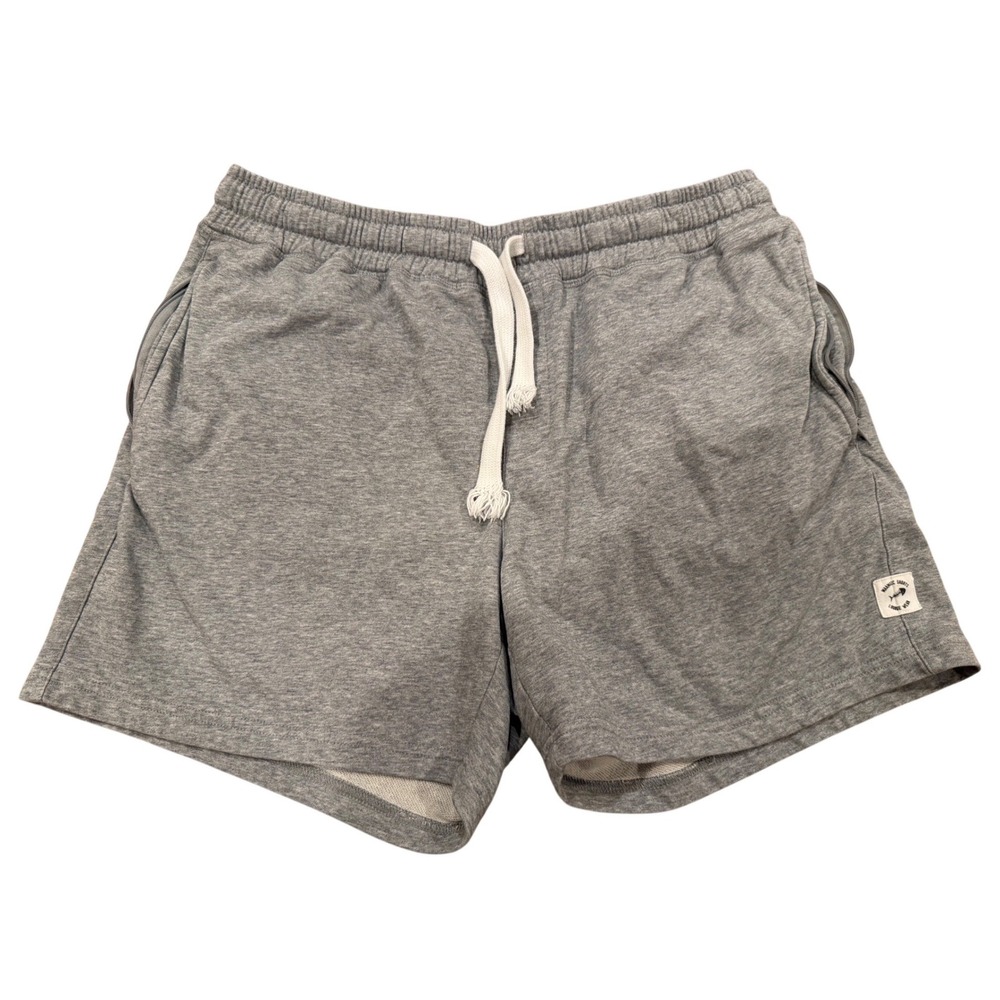 Maamgic Mens Heather Gray Lounge Shorts XL Elastic Waist Drawstring Gym Casual
